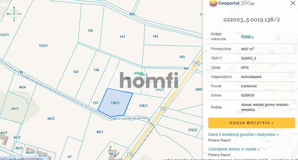 Działka 14 900,00 m², oferta nr , 2250/2089/OGS, Kuźniczysko