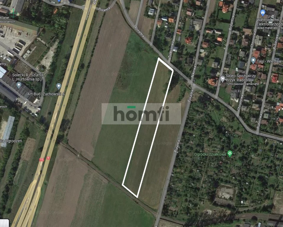 Działka 6 770,00 m², oferta nr , 1757/2089/OGS, Radom, Dzierzków, Lubelska
