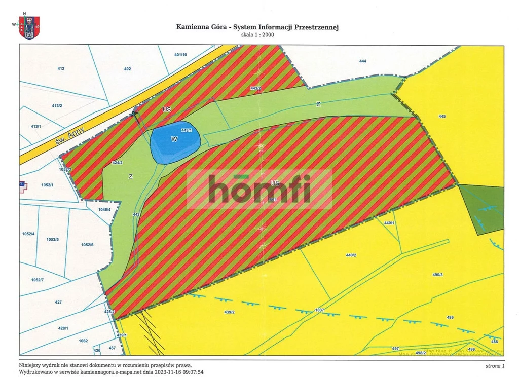 Działka 44 700,00 m², oferta nr , 2182/2089/OGS, Krzeszów, św. Anny