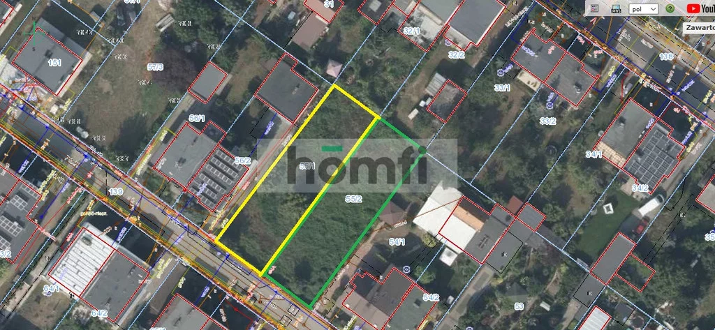 Działka 537,00 m², oferta nr , 2711/2089/OGS, Poznań, Antoninek-Zieliniec-Kobylepole, Antoninek, Unisława