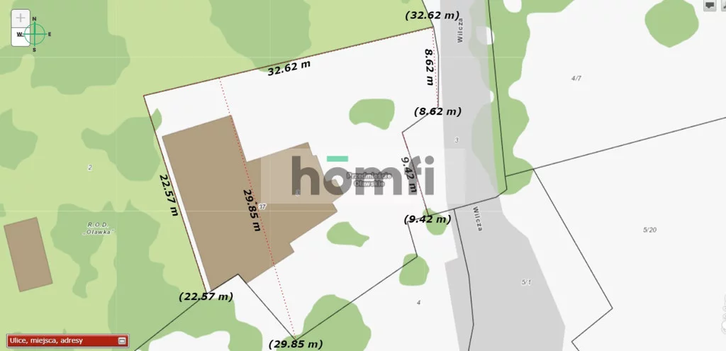 Działka 717,00 m², oferta nr , 2343/2089/OGS, Wrocław, Wilcza