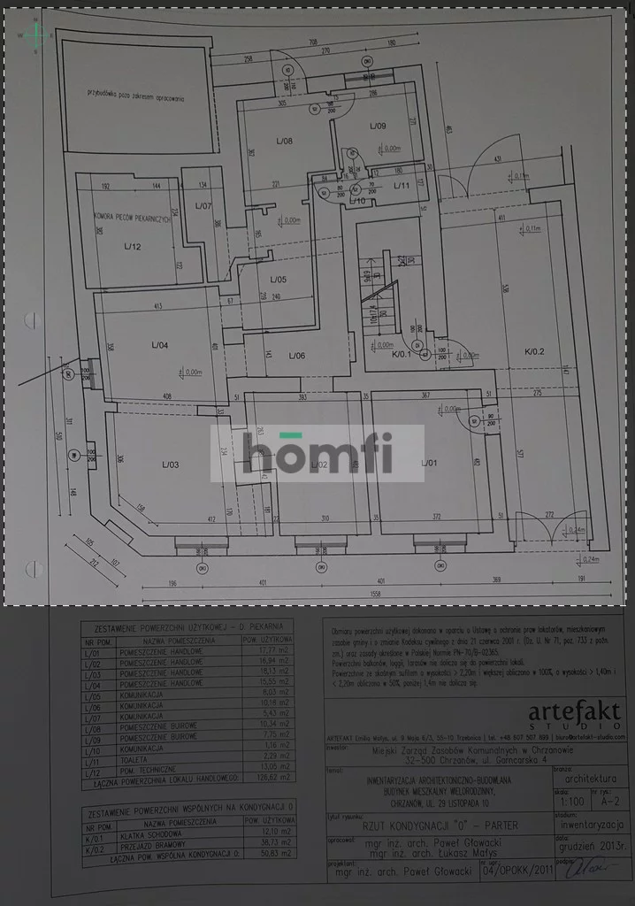 Lokal użytkowy 137,78 m², oferta nr , 1719/2089/OLS, Chrzanów, 29 Listopada