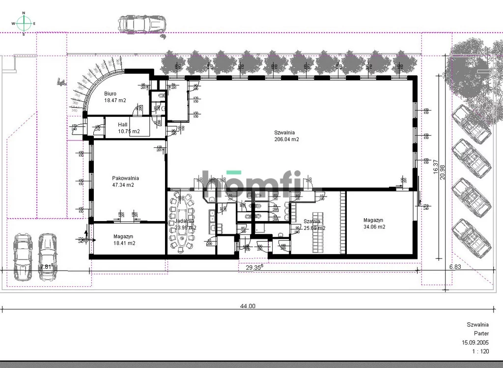 Lokal użytkowy 450,00 m², oferta nr , 277/2089/OOS, Łódź, Bałuty, Bałuty, Adwokacka