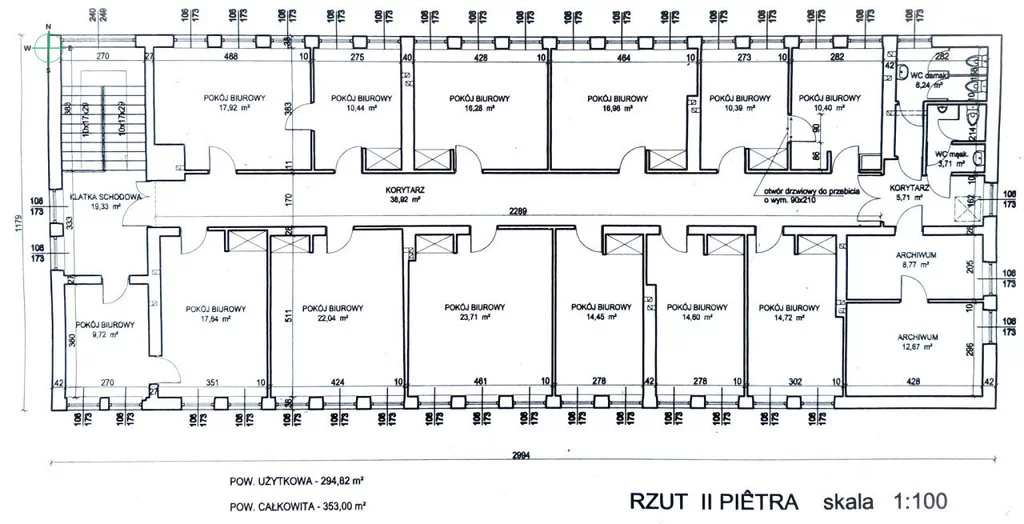 Biuro 353,00 m², oferta nr , 1888/2089/OLS, Siedlce, Berka Joselewicza