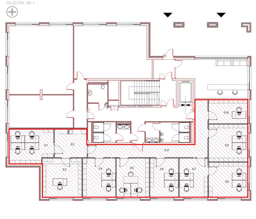 Biuro 143,76 m², oferta nr , 10085/2089/OLW, Kraków, Mistrzejowice, Nowa Huta, Ciepłownicza