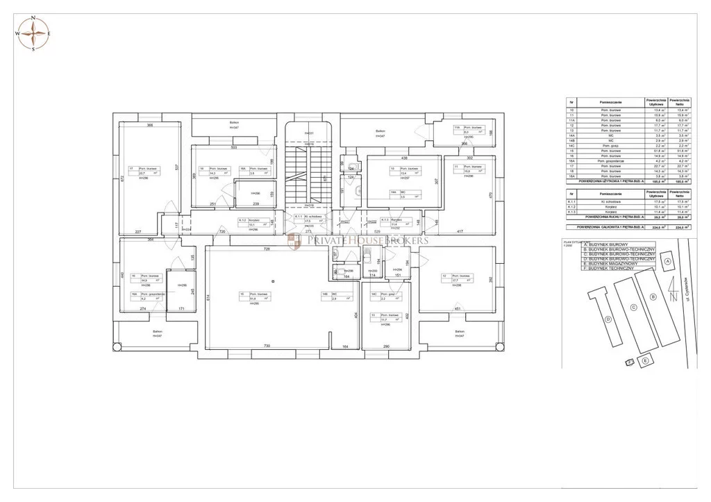 Biuro 124,70 m², oferta nr , 10071/2089/OLW, Kraków, Grzegórzki, Cystersów
