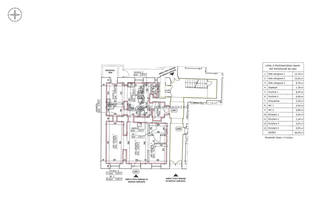 Lokal gastronomiczny 69,45 m², oferta nr , 10059/2089/OLW, Kraków, Podgórze, Jana Długosza