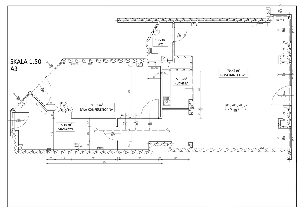 Lokal użytkowy 126,37 m², oferta nr , 10078/2089/OLW, Kraków, Czyżyny, al. Jana Pawła II