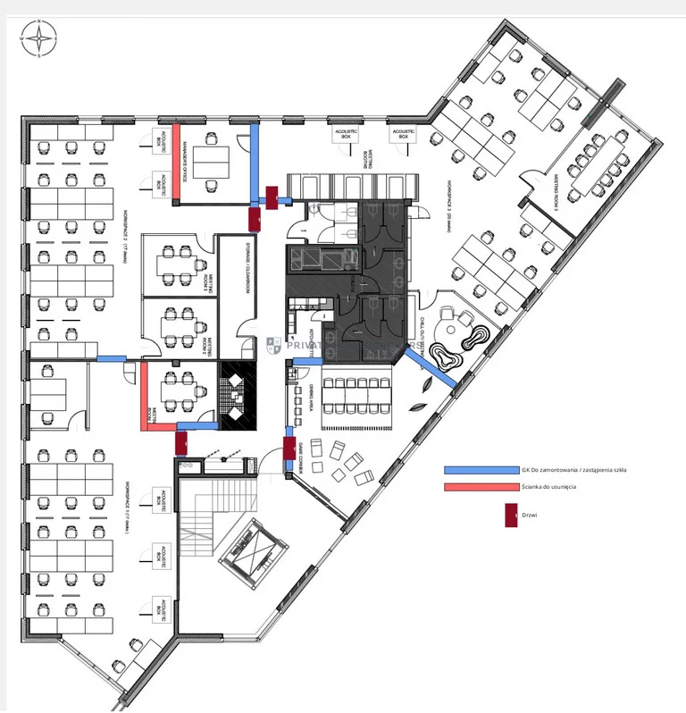 Biuro 44,16 m², oferta nr , 10055/2089/OLW, Kraków, Dębniki, Ruczaj, Lubostroń