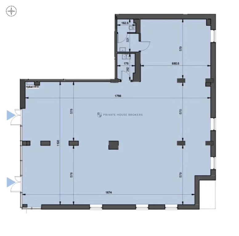 Lokal użytkowy 263,76 m², oferta nr , 2040/2089/OLS, Kraków, Mistrzejowice, Nowa Huta, Piasta Kołodzieja