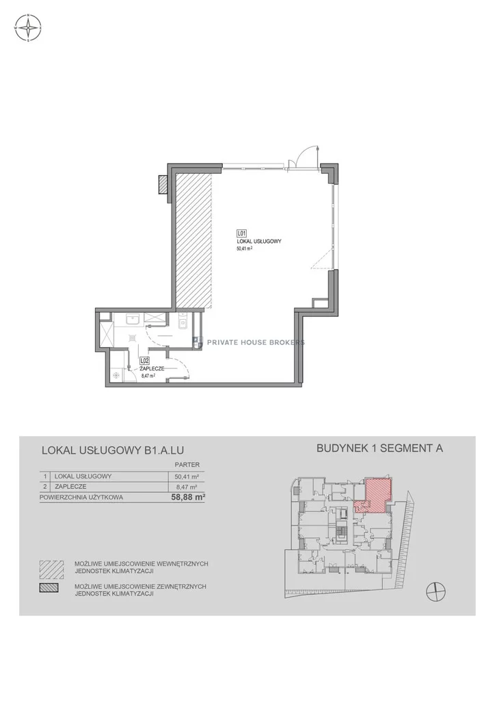 Lokal użytkowy 58,33 m², oferta nr , 10033/2089/OLW, Kraków, Podgórze, Rybitwy, Półłanki