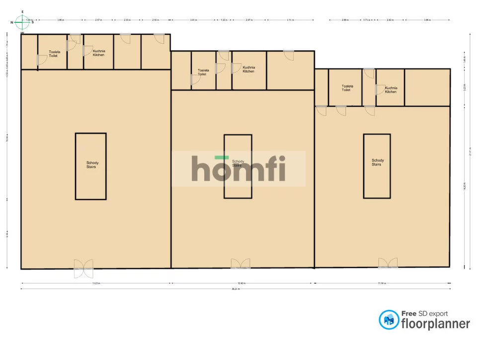 Lokal użytkowy 450,00 m², oferta nr , 9903/2089/OLW, Radom, Firlej, Warszawska