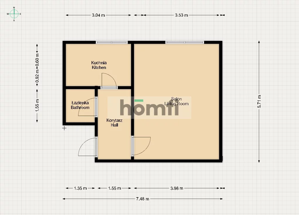 1 pokój, mieszkanie 36,00 m², piętro 2, oferta nr , 25400/2089/OMS, Pionki, Aleje Lipowe