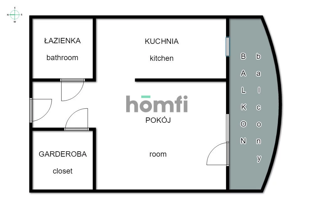 1 pokój, mieszkanie 33,87 m², parter, oferta nr , 25417/2089/OMS, Kraków, Prądnik Czerwony, Mariana Słoneckiego