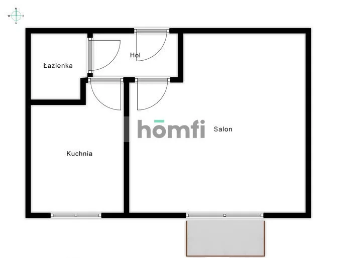 1 pokój, mieszkanie 34,00 m², piętro 1, oferta nr , 23303/2089/OMS, Starachowice, Marszałka Piłsudskiego