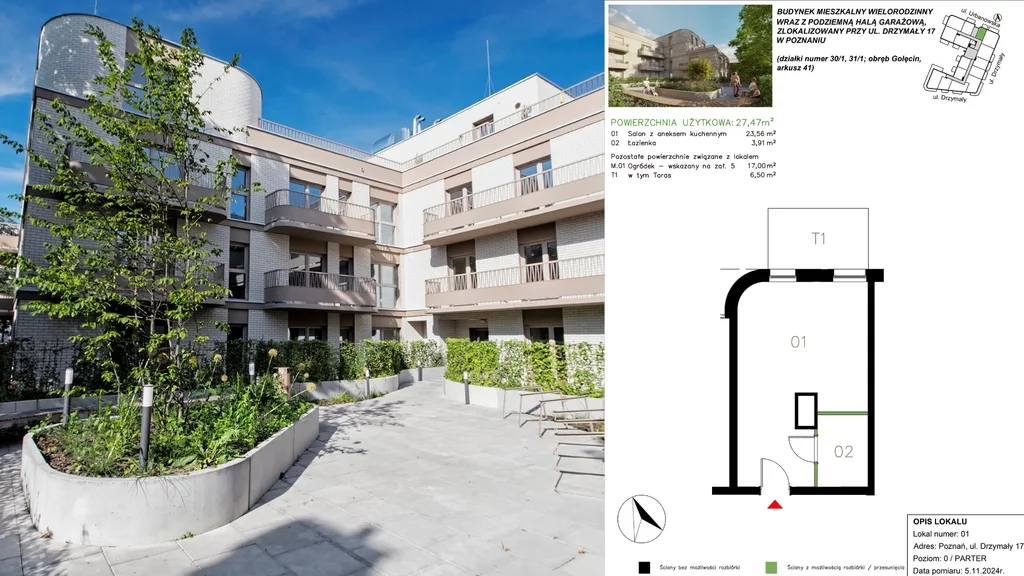 Apartamenty 25058/2089/OMS Poznań Sołacz Michała Drzymały