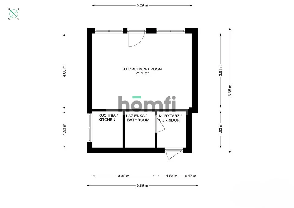 1 pokój, mieszkanie 30,10 m², piętro 2, oferta nr , 25298/2089/OMS, Orzysz, os. Robotnicze