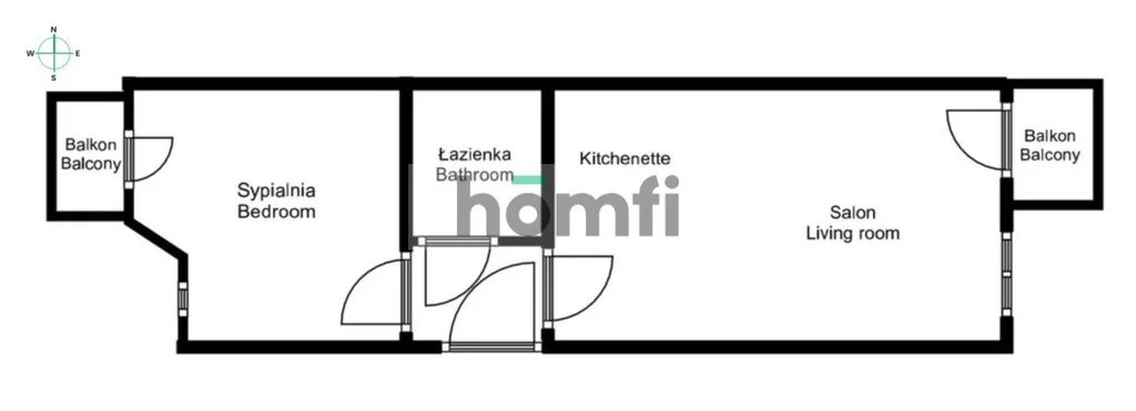 1 pokój, mieszkanie 43,78 m², piętro 2, oferta nr , 24230/2089/OMS, Kraków, Stare Miasto, Kazimierz, Skałeczna
