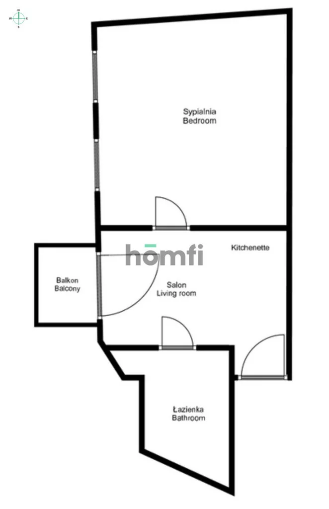 1 pokój, mieszkanie 34,63 m², piętro 2, oferta nr , 24237/2089/OMS, Kraków, Stare Miasto, Kazimierz, Skałeczna