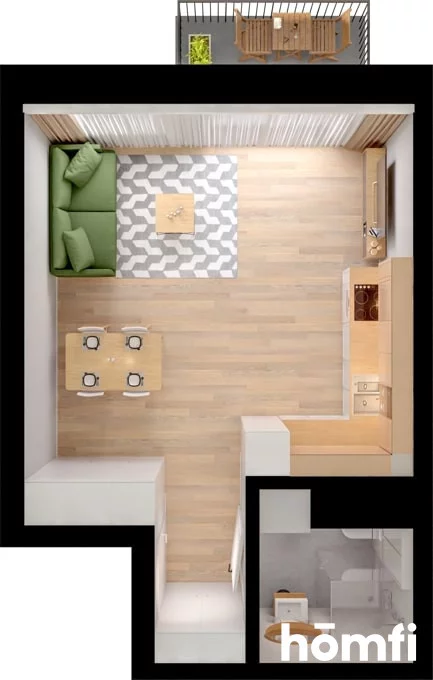 1 pokój, mieszkanie 32,70 m², piętro 2, oferta nr , 24887/2089/OMS, Gdynia, Śródmieście, Śródmieście, św. Piotra