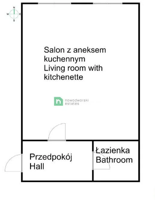 1 pokój, mieszkanie 25,00 m², piętro 1, oferta nr , 52979/2089/OMW, Kraków, Stare Miasto, Kazimierz, Brzozowa