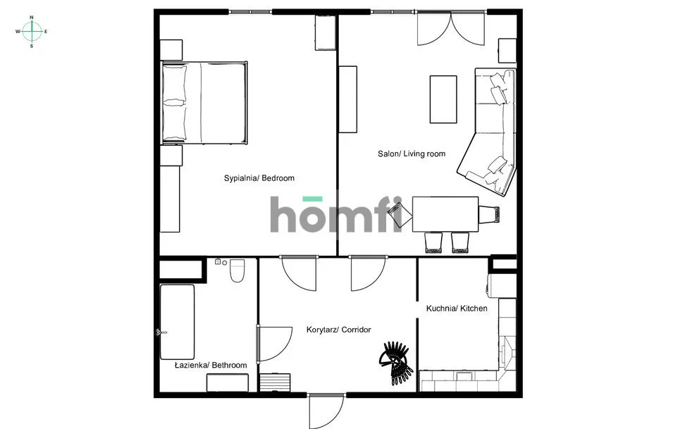 1 pokój, mieszkanie 42,00 m², piętro 1, oferta nr , 50365/2089/OMW, Poznań, Chartowo, Chartowo, Florentyny Luboińskiej