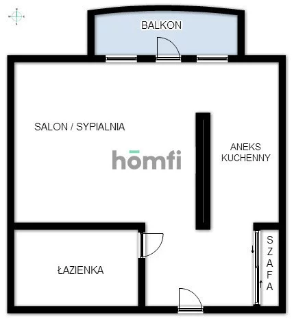 1 pokój, mieszkanie 32,00 m², piętro 1, oferta nr , 52646/2089/OMW, Kraków, Podgórze Duchackie, Wola Duchacka, Gołaśka