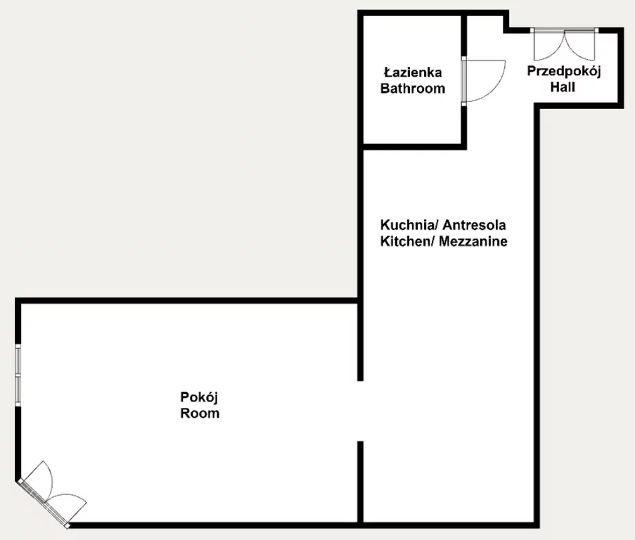 1 pokój, mieszkanie 42,00 m², piętro 1, oferta nr , 52682/2089/OMW, Kraków, Stare Miasto, Kazimierz, Józefa Dietla