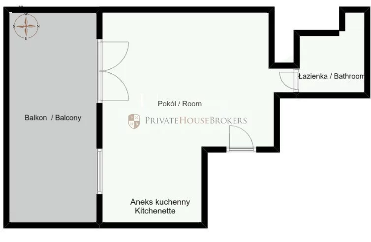 1 pokój, mieszkanie 22,00 m², piętro 2, oferta nr , 52310/2089/OMW, Kraków, Grzegórzki, prof. Marka Stachowskiego