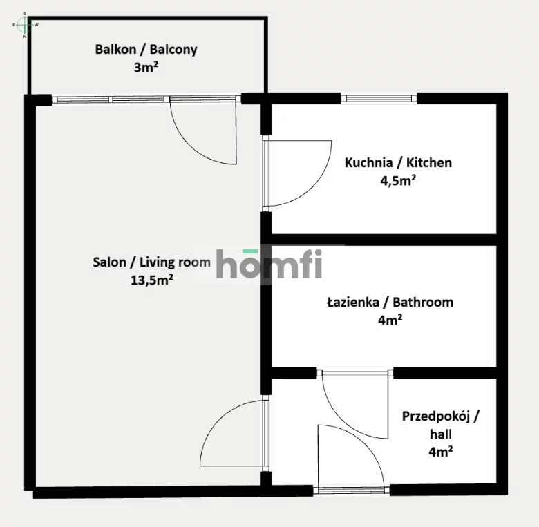 1 pokój, mieszkanie 27,00 m², piętro 4, oferta nr , 52718/2089/OMW, Gdańsk, Przymorze, Opolska