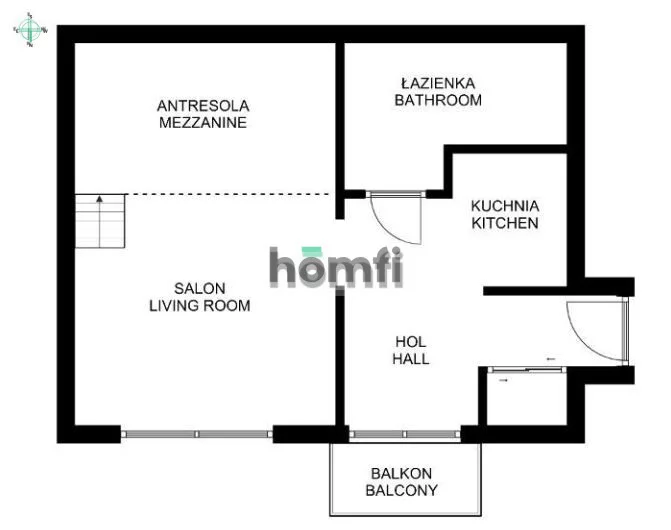1 pokój, mieszkanie 33,04 m², piętro 2, oferta nr , 52967/2089/OMW, Kraków, Stare Miasto, Kazimierz, Paulińska