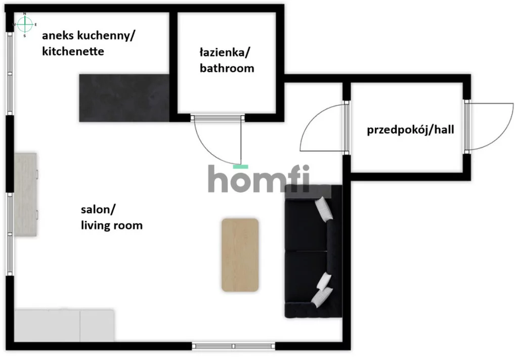 1 pokój, mieszkanie 25,00 m², piętro 3, oferta nr , 52337/2089/OMW, Gdynia, Leszczynki, Leszczynki, Stefana Ramułta