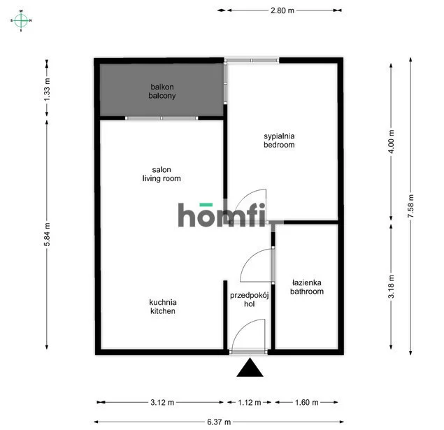 2 pokoje, mieszkanie 40,86 m², piętro 5, oferta nr , 25028/2089/OMS, Katowice, Koszutka, Koszutka, Aleja Wojciecha Korfantego