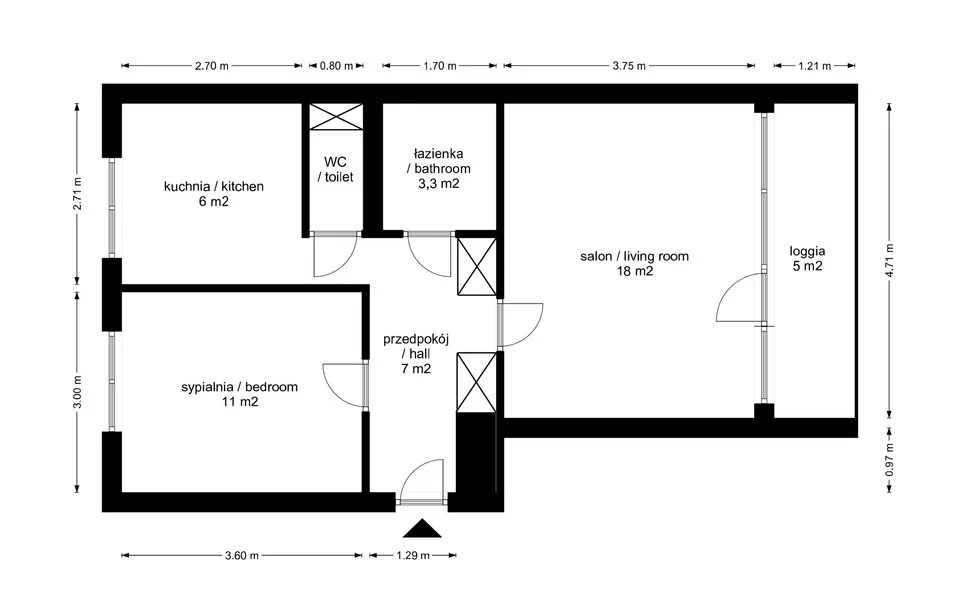 2 pokoje, mieszkanie 50,00 m², parter, oferta nr , 25220/2089/OMS, Kraków, Bieżanów-Prokocim, Bieżanów, Aleksandry