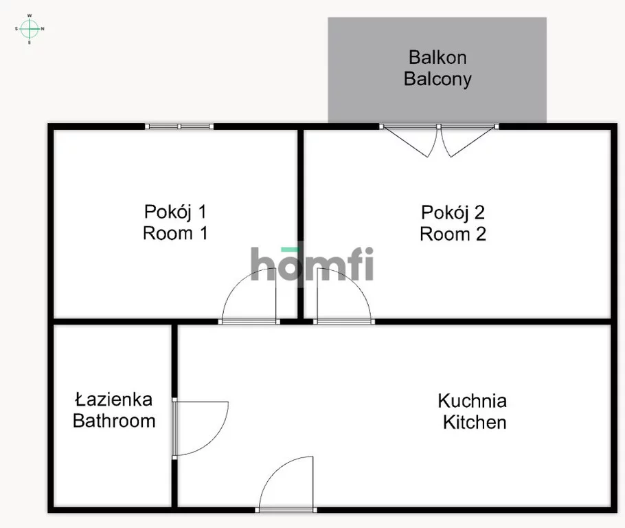 2 pokoje, mieszkanie 39,26 m², piętro 1, oferta nr , 25073/2089/OMS, Wrocław, Kleczków, Antoniego Słonimskiego
