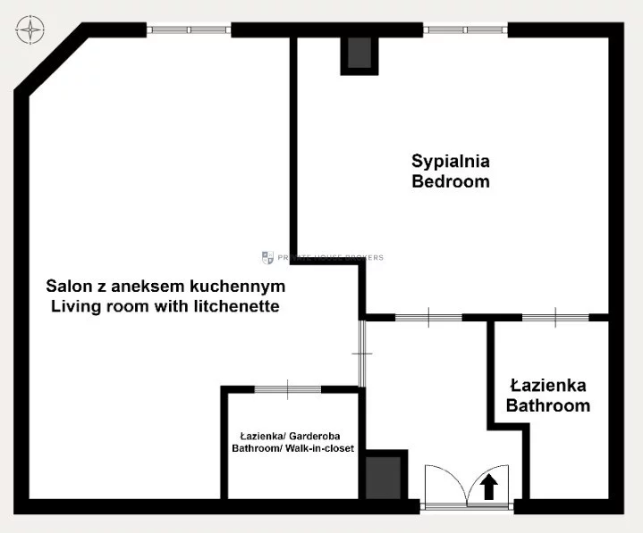 2 pokoje, apartament 41,70 m², piętro 2, oferta nr , 24552/2089/OMS, Kraków, Stare Miasto, Stare Miasto, Bonerowska