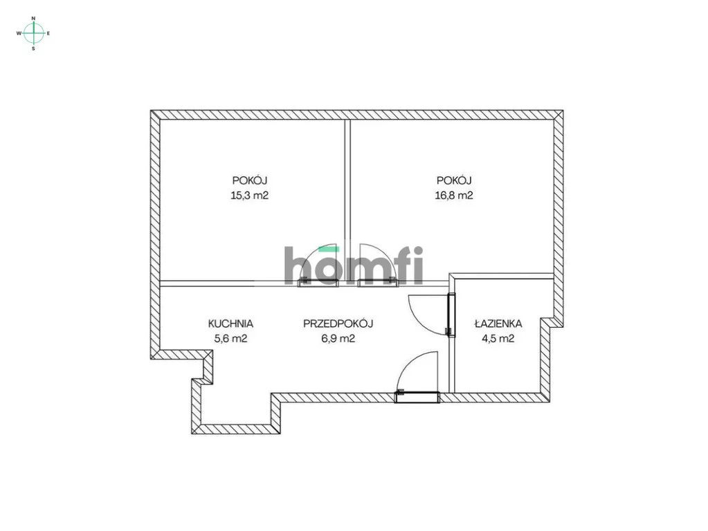 2 pokoje, mieszkanie 43,39 m², piętro 3, oferta nr , 25294/2089/OMS, Kraków, Bronowice, Bronowicka