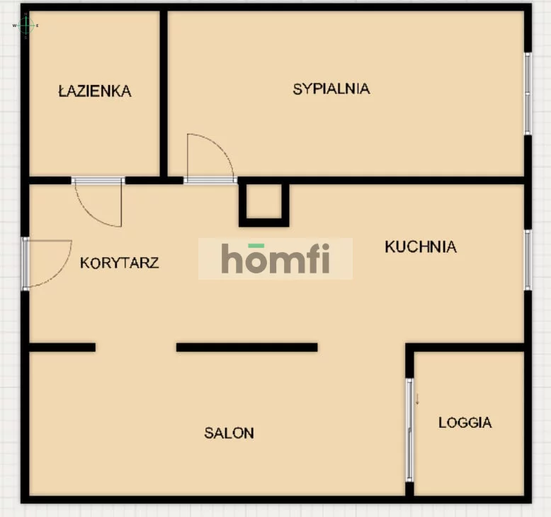 2 pokoje, mieszkanie 51,00 m², piętro 2, oferta nr , 24423/2089/OMS, Poznań, Chartowo, Chartowo, Byka