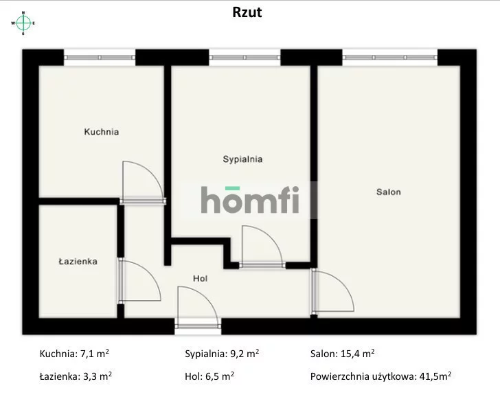 2 pokoje, mieszkanie 41,50 m², piętro 2, oferta nr , 25435/2089/OMS, Kielce, Bocianek, Cypriana Kamila Norwida