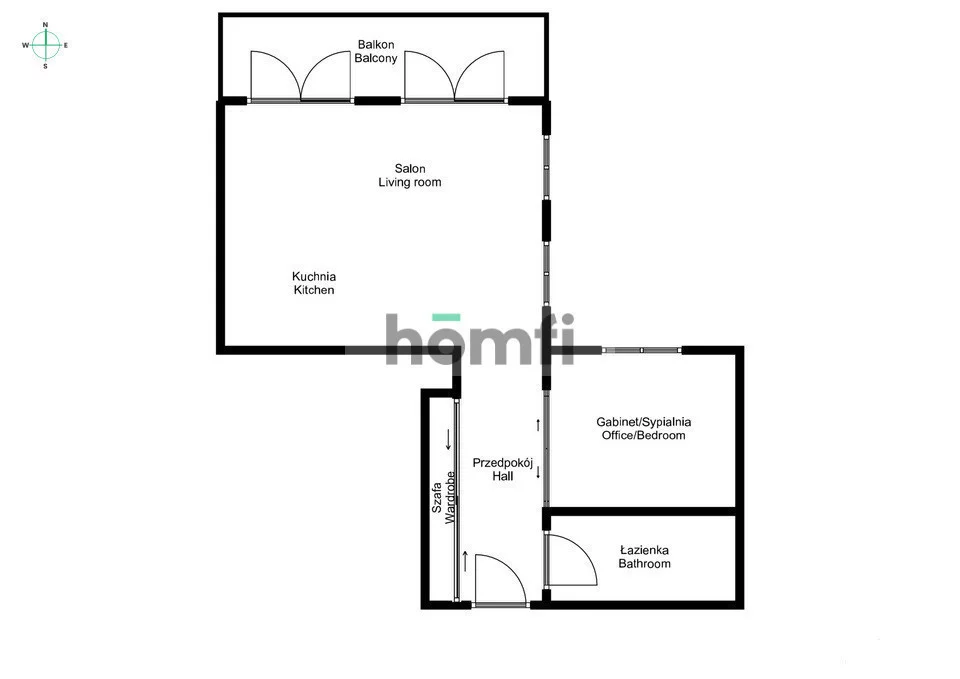 2 pokoje, apartament 41,40 m², piętro 2, oferta nr , 24040/2089/OMS, Wrocław, Stare Miasto, pl. Jana Pawła II