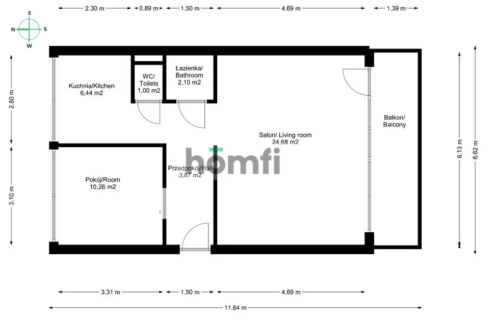 Apartamenty 25475/2089/OMS Toruń Na Skarpie Janusza Kusocińskiego
