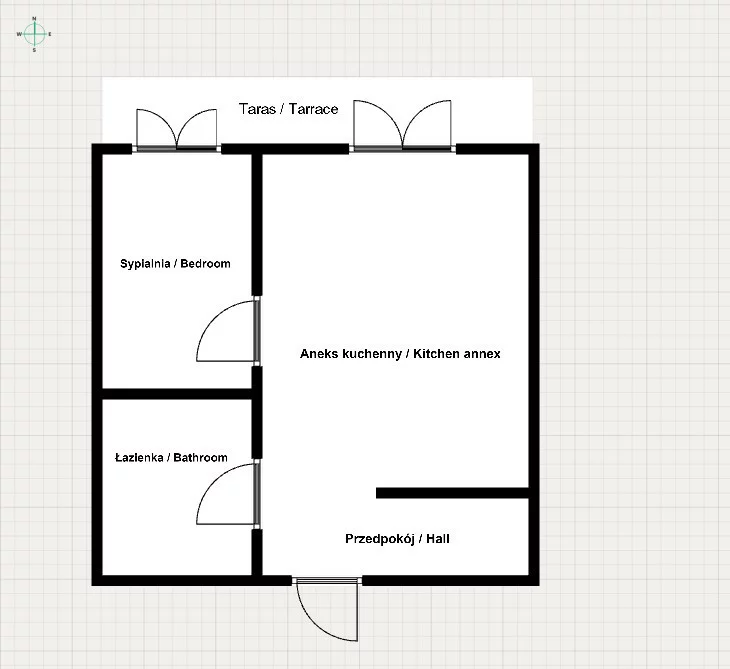 2 pokoje, mieszkanie 45,00 m², parter, oferta nr , 25116/2089/OMS, Gliwice, Szobiszowice, Józefa Uszczyka