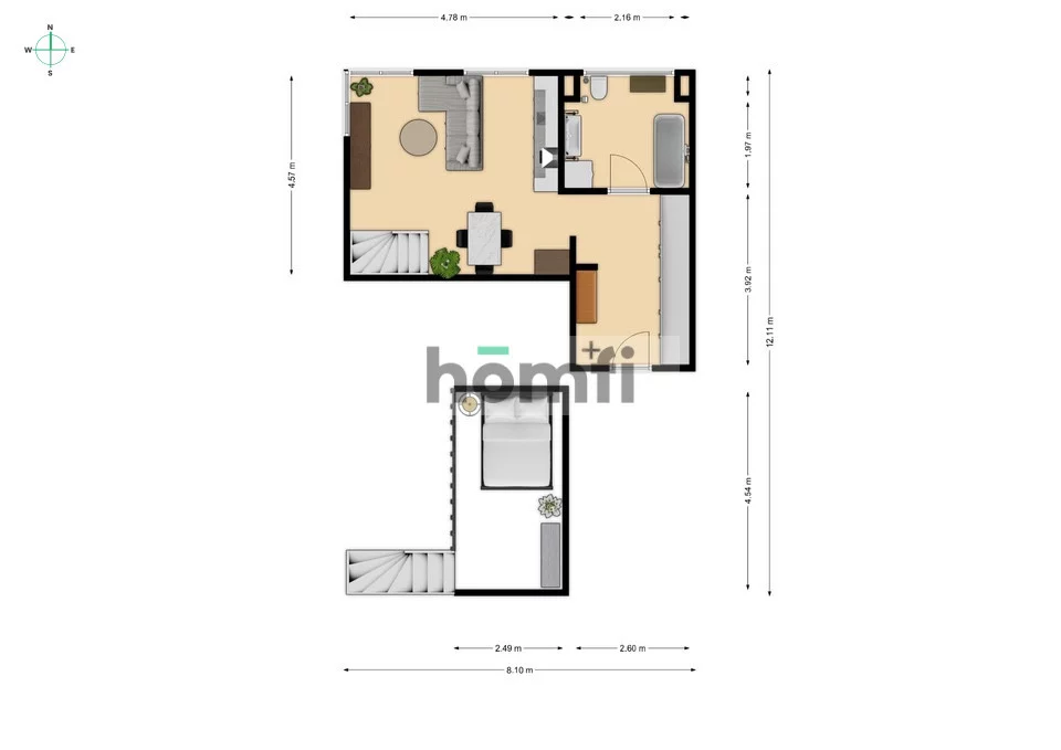 2 pokoje, mieszkanie 60,00 m², piętro 3, oferta nr , 24228/2089/OMS, Poznań, Strzeszyn, Strzeszyn, Literacka