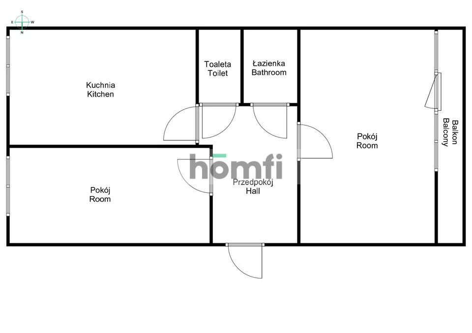 2 pokoje, mieszkanie 50,10 m², piętro 1, oferta nr , 24781/2089/OMS, Wrocław, Stare Miasto, Lwowska