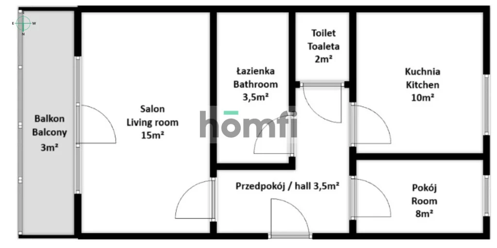 2 pokoje, mieszkanie 42,42 m², parter, oferta nr , 25201/2089/OMS, Gdańsk, Suchanino, Macieja Kamieńskiego