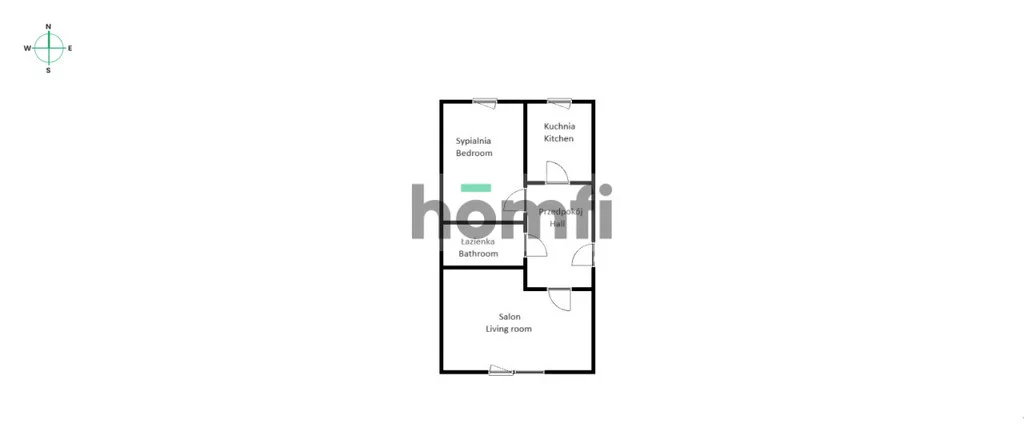 2 pokoje, mieszkanie 55,60 m², piętro 1, oferta nr , 23263/2089/OMS, Wrocław, Biskupin-Sępolno-Dąbie-Bartoszowice, Śródmieście, Mikołaja Sępa-Szarzyńskiego