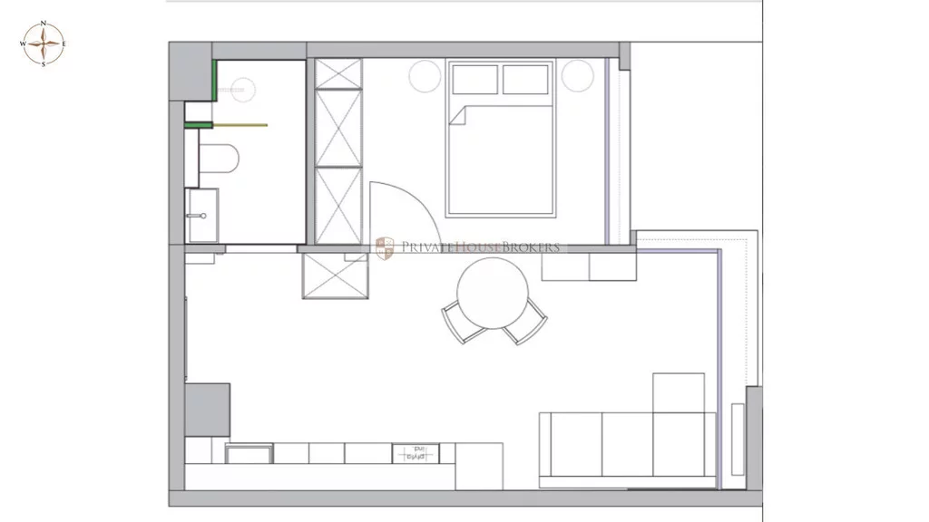 2 pokoje, apartament 33,73 m², piętro 2, oferta nr , 24418/2089/OMS, Kraków, Czyżyny, Nowohucka