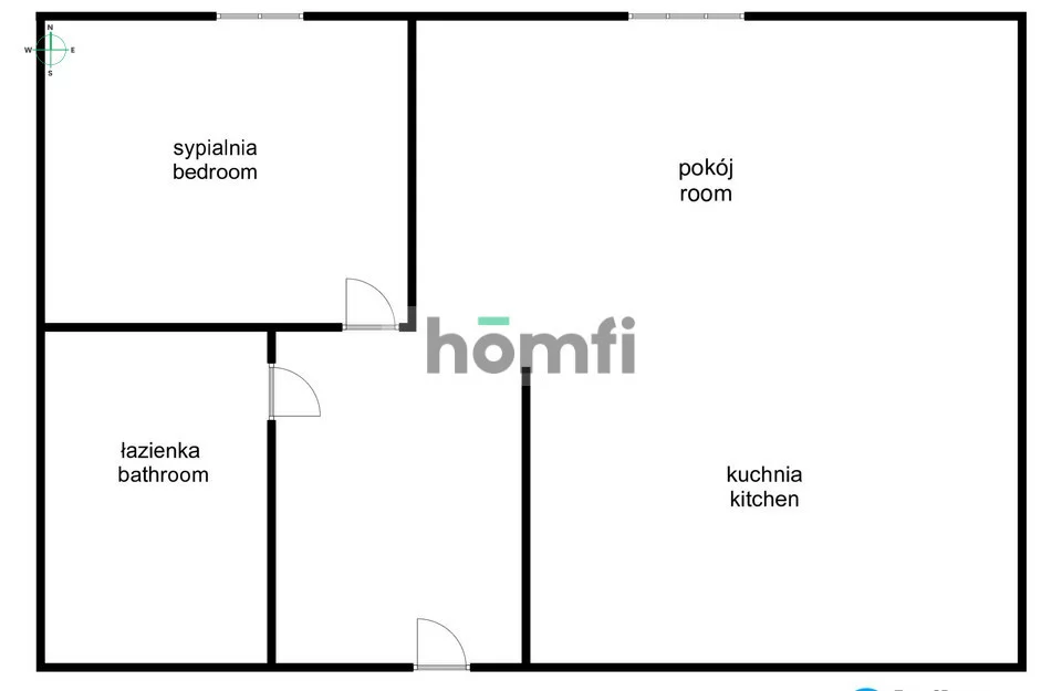 2 pokoje, mieszkanie 31,12 m², piętro 1, oferta nr , 25300/2089/OMS, Kraków, Mistrzejowice, Nowa Huta, Osiedle Wandy