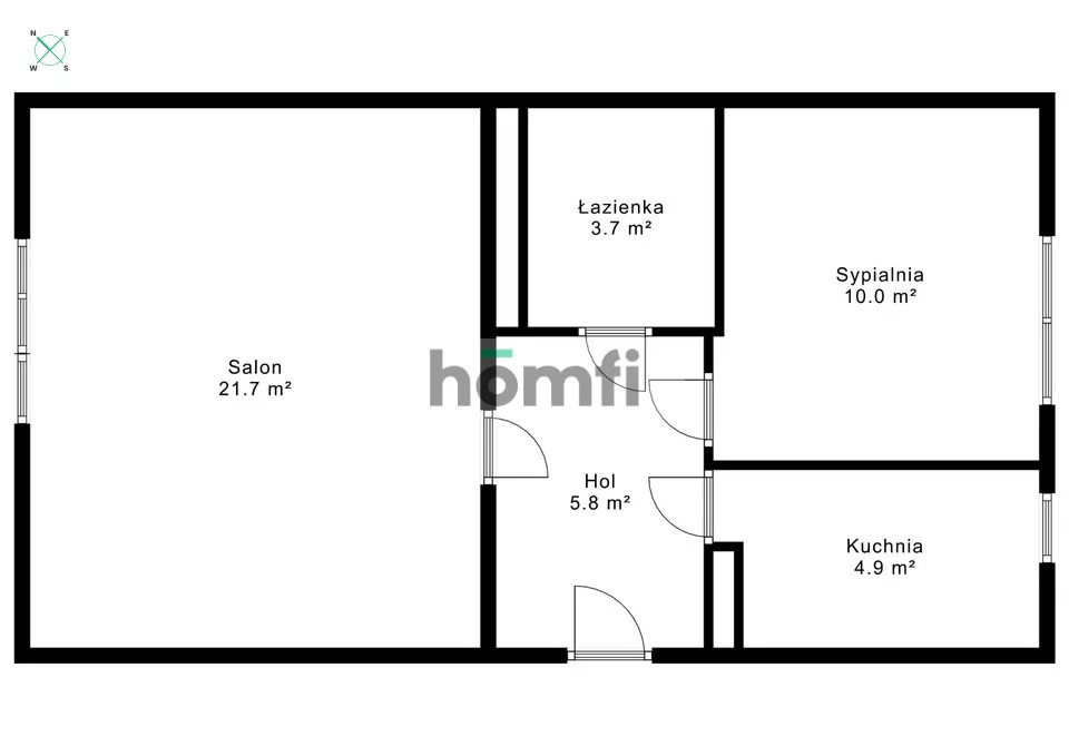 2 pokoje, mieszkanie 46,90 m², piętro 4, oferta nr , 25469/2089/OMS, Warszawa, Praga Południe, Praga Południe, Ostrobramska