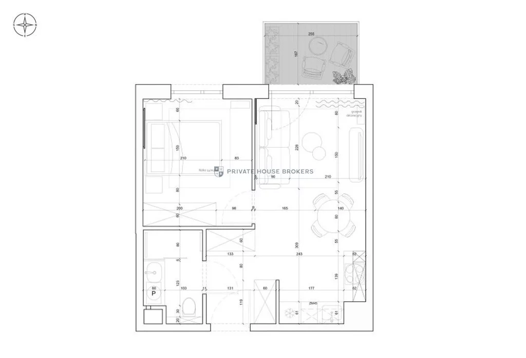 2 pokoje, mieszkanie 36,00 m², piętro 4, oferta nr , 24050/2089/OMS, Kraków, Prądnik Biały, Papierni Prądnickich